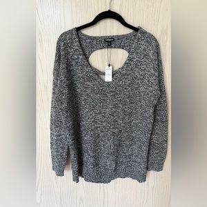 New with tags V-Neck Black & White Long Sleeve Sweater.